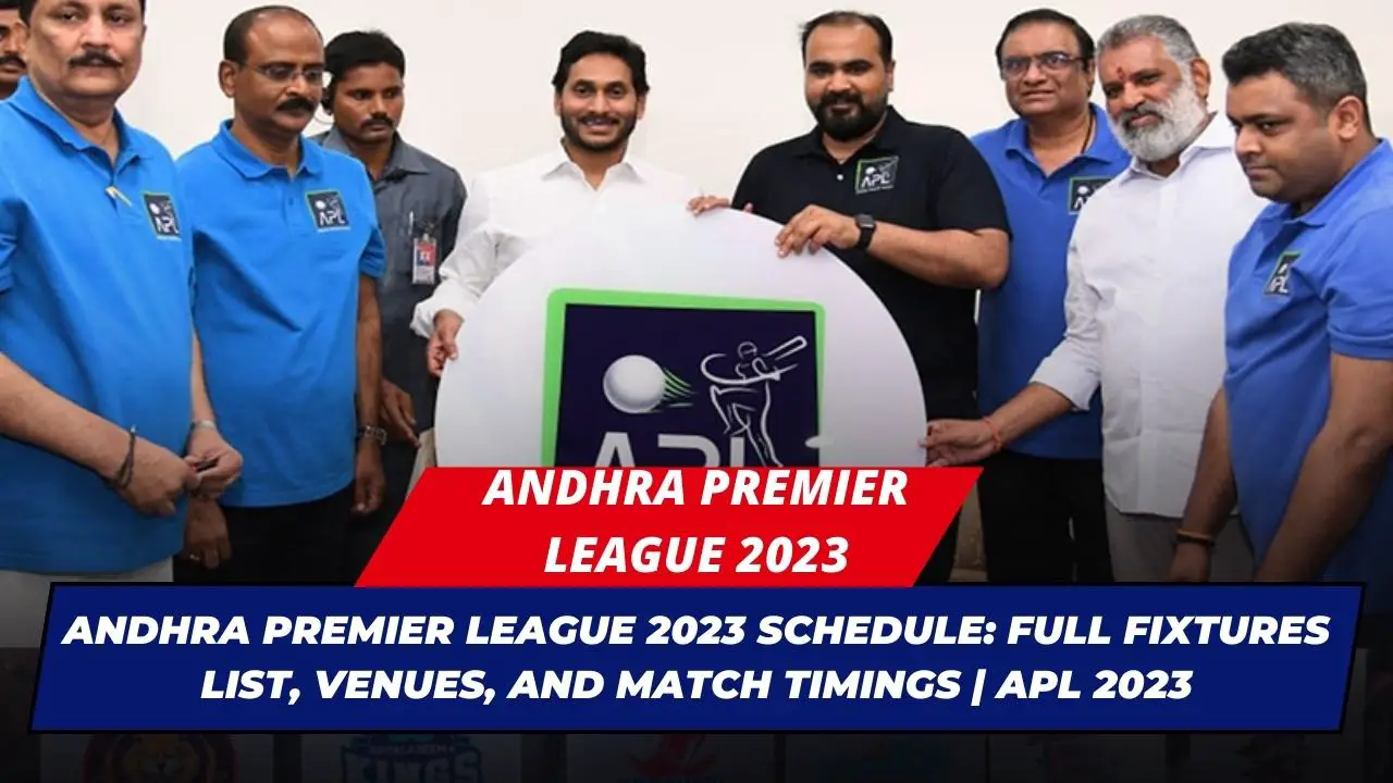 Andhra Premier League 2023 schedule Full Fixtures list, venues, and