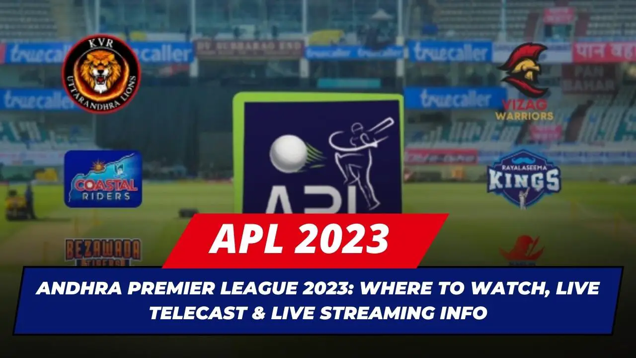 Andhra Premier League 2023 Where to watch, Live Telecast and Live Streaming Info
