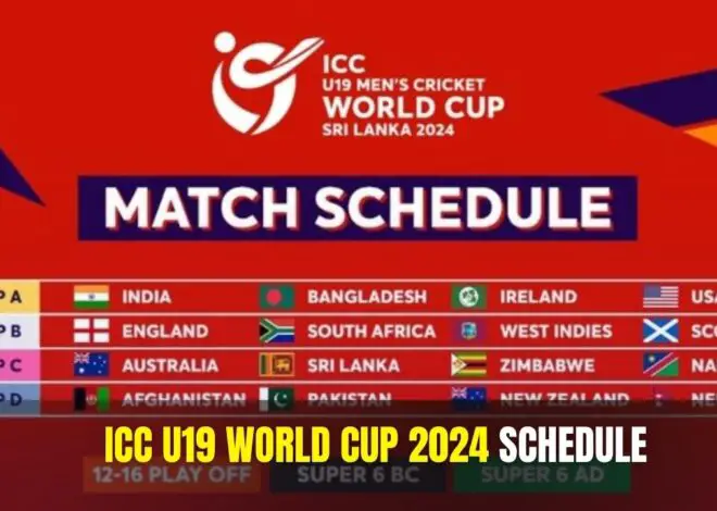 ICC U19 World Cup 2024: Full schedule and match venues for the men’s under-19 Cricket World Cup