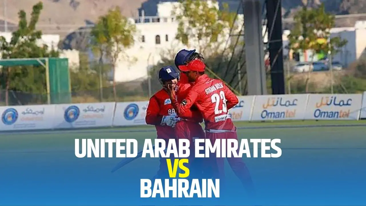 Today’s United Arab Emirates Vs Bahrain ICC Mens T20I World Cup Asia ...