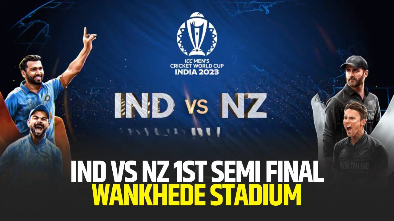 IND vs NZ World Cup 2023 1st SemiFinal Live Streaming, Time, Venue
