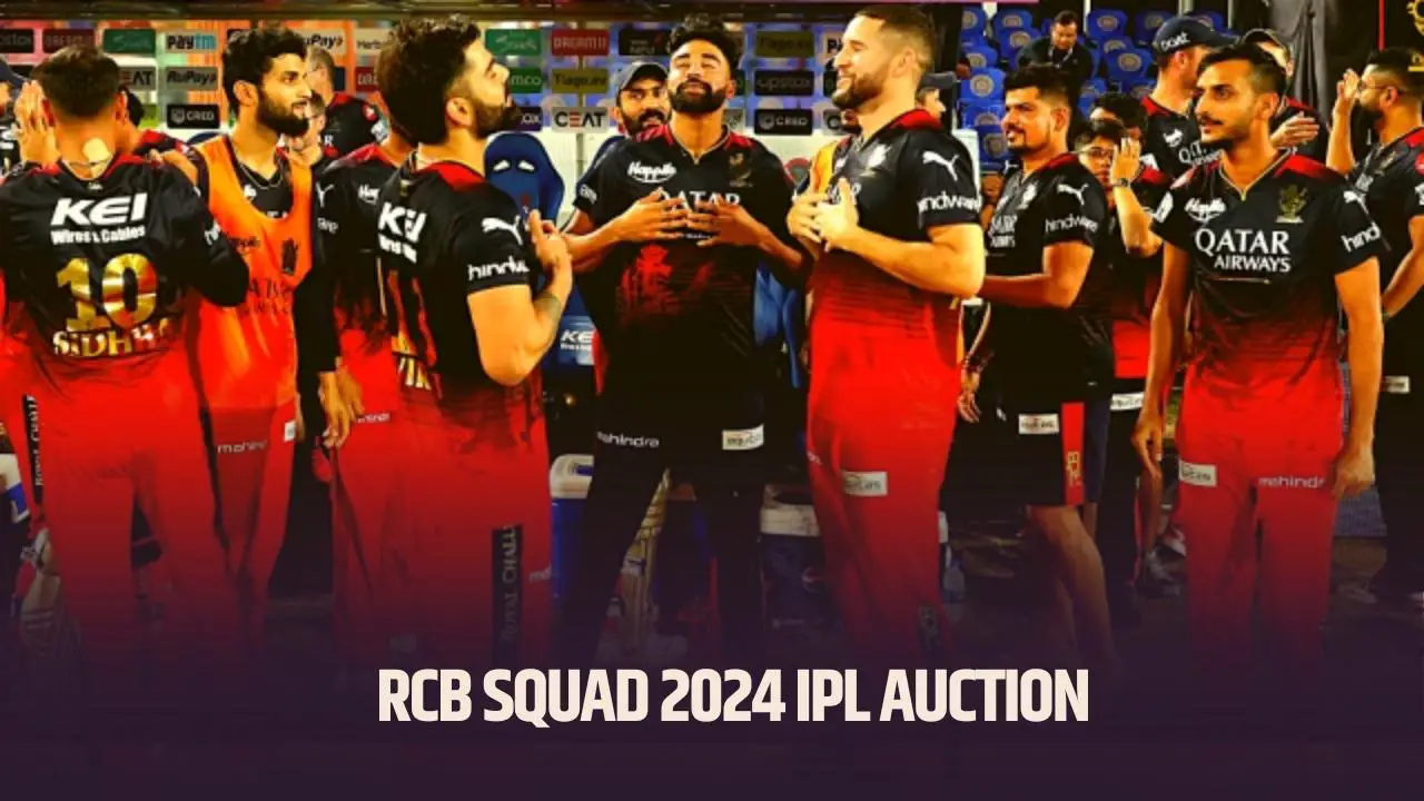 RCB Squad 2024 IPL Auction Royal Challengers Bangalore complete