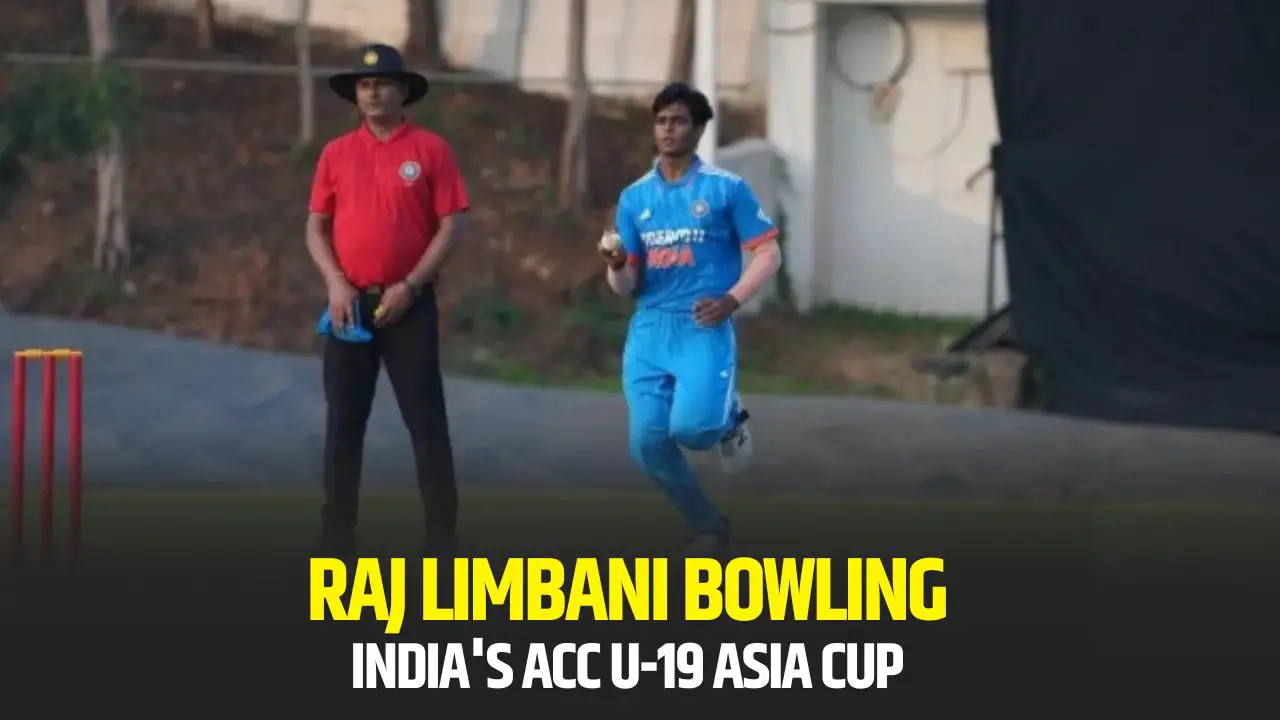 Raj Limbani Bowling Hero Of India S ACC U 19 Asia Cup 2023 Semi Final