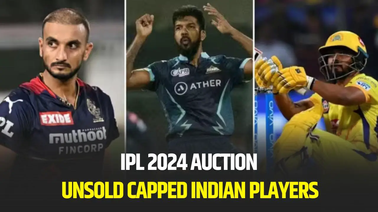 IPL 2024 Auction List Of All Indian Capped Players Who Can Likely Go