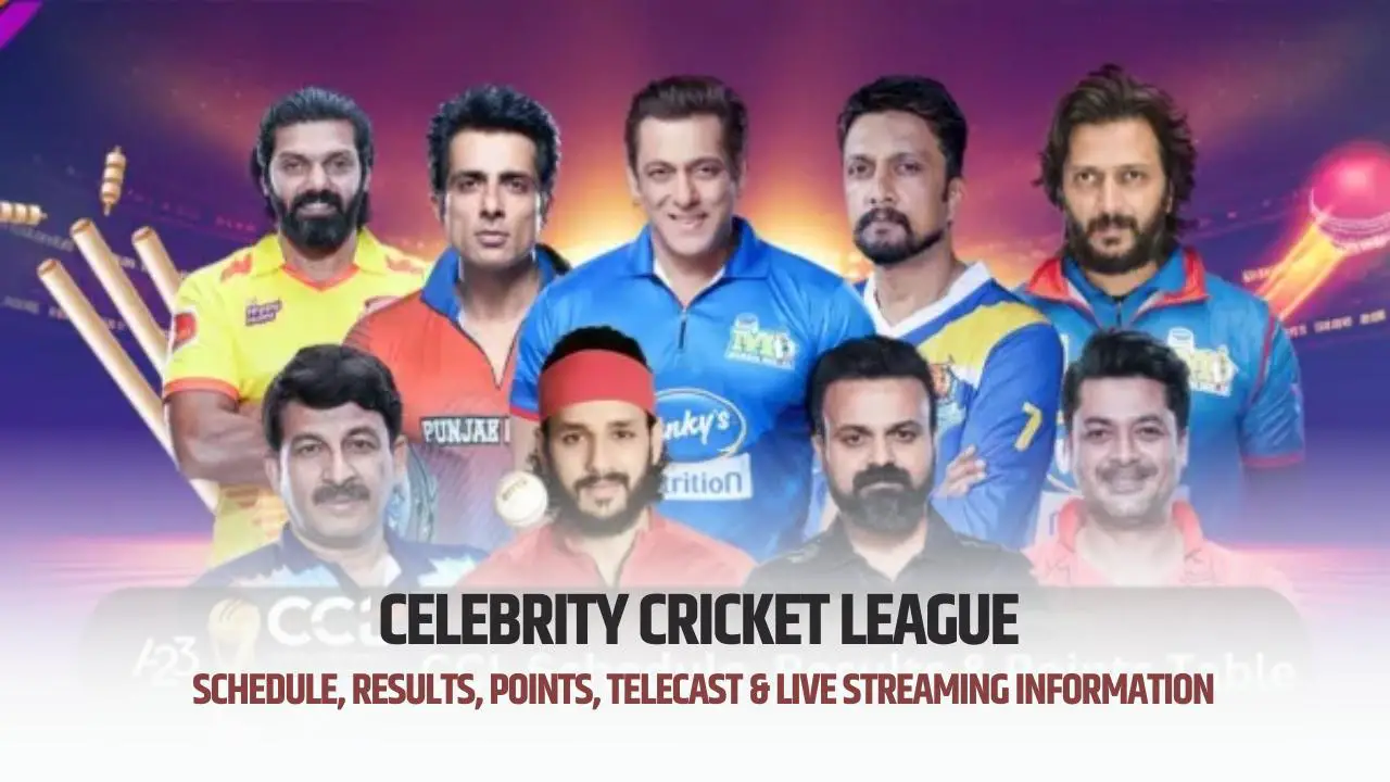 CCL 2024 Celebrity Cricket League Schedule, Results, Points